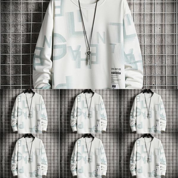 2020 spring round pullover pullovercoat pulloverneck casual loose sweater men's base shirt long sleeve pullover youth coat 3fep3, Black
2020 spring round pullover pullovercoat pulloverneck casual loose sweater men's base shirt long sleeve pullover youth coat 3fep3, Black
