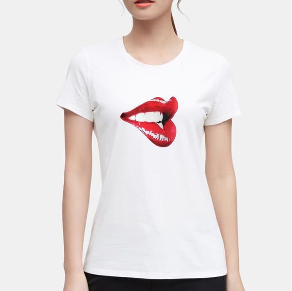 tshirts summer woman o-neck short sleeve white tees women loose casual womens red lip
tshirts summer woman o-neck short sleeve white tees women loose casual womens red lip