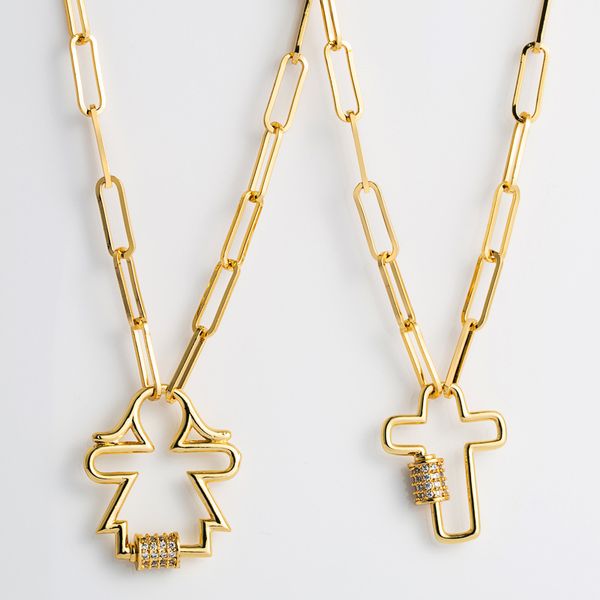 2pcs stylish exquisite clavicle chain punk style cross pendant necklace lady brass micro-zircon, Silver
2pcs stylish exquisite clavicle chain punk style cross pendant necklace lady brass micro-zircon, Silver