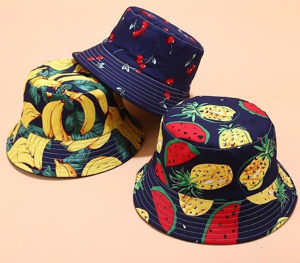 new summer autumn women sun hats fruit pattern sunscreen cap double-sided can wear cotton women bucket hat men fisherman hat, Blue;gray
new summer autumn women sun hats fruit pattern sunscreen cap double-sided can wear cotton women bucket hat men fisherman hat, Blue;gray