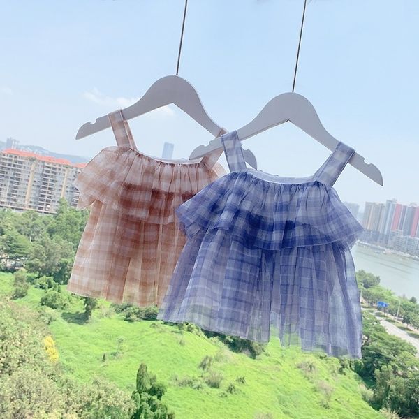 girl's 2020 summer new children's korean style fashionable western style baby girl's all-match plaid gauze suspender shirt sh, Black;gray
girl's 2020 summer new children's korean style fashionable western style baby girl's all-match plaid gauze suspender shirt sh, Black;gray