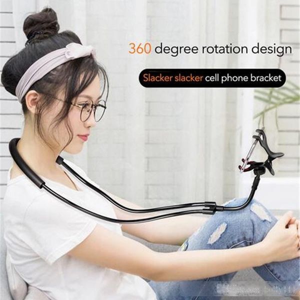 neck phone bracket universal lazy hanging neck phone stand 360°rotation flexible phone bracket for samsung universal holder for iphone 
neck phone bracket universal lazy hanging neck phone stand 360°rotation flexible phone bracket for samsung universal holder for iphone