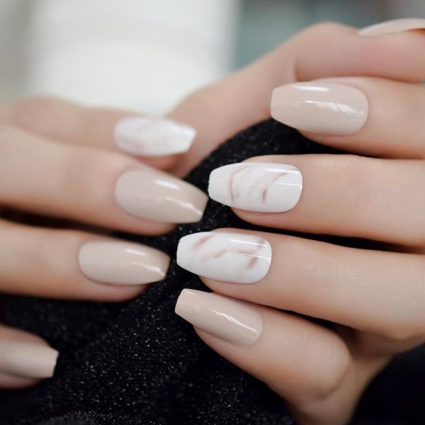 marble medium coffin nails ballet peachpuff beige color pre-designed nail tips acrylic diy art false nails, Red;gold
marble medium coffin nails ballet peachpuff beige color pre-designed nail tips acrylic diy art false nails, Red;gold