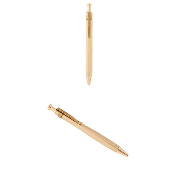 pack of 2 handmade brass ballpoint pocket signature pen black ink school office supply, Blue;orange
pack of 2 handmade brass ballpoint pocket signature pen black ink school office supply, Blue;orange