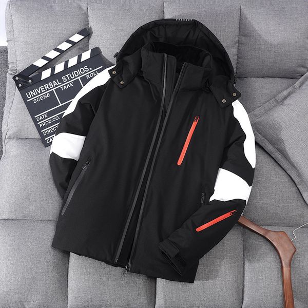new winter brand men down jackets coats men's trendy wild thick warm down coat hooded casual jacket male, Black
new winter brand men down jackets coats men's trendy wild thick warm down coat hooded casual jacket male, Black