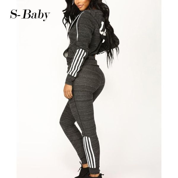 women's tracksuits spring two piece set tracksuit women sport conjunto feminino side striped and pants jogging suit ensemble femme 2 pi, Gray
women's tracksuits spring two piece set tracksuit women sport conjunto feminino side striped and pants jogging suit ensemble femme 2 pi, Gray