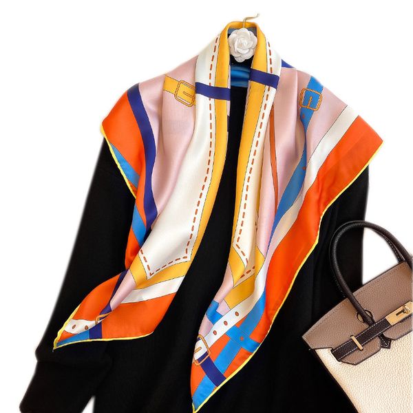 scarves 2021 twill silk scarf women neck headband fashion neckerchief bandana foulard femme hijab poncho shawls 90cm, Blue;gray
scarves 2021 twill silk scarf women neck headband fashion neckerchief bandana foulard femme hijab poncho shawls 90cm, Blue;gray