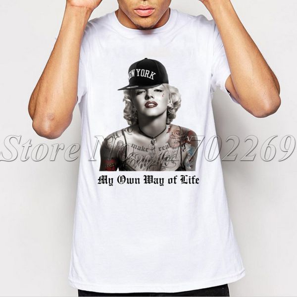new brand men fashion t shirt marilyn monroe tatto retro printed short sleeve casual zombie style punk boy's funny tee
new brand men fashion t shirt marilyn monroe tatto retro printed short sleeve casual zombie style punk boy's funny tee