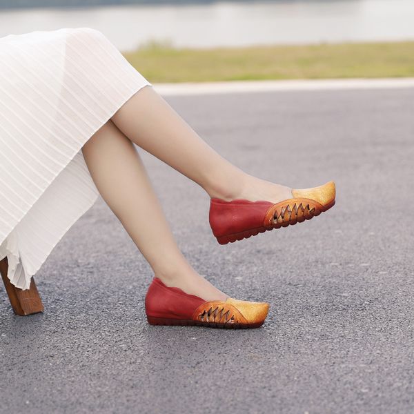 2020 cowhide pointed toe women's shoes casual flat shoes national wind handmade womens flats leather loafers, Black
2020 cowhide pointed toe women's shoes casual flat shoes national wind handmade womens flats leather loafers, Black