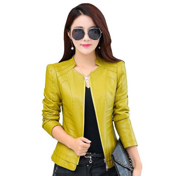 women spring autumn 2020 new leather coat women short slim motorcycle leather clothing female plus size 4xl jacket, Black;brown
women spring autumn 2020 new leather coat women short slim motorcycle leather clothing female plus size 4xl jacket, Black;brown