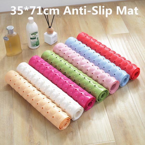 bath mats 35*71cm anti slip bathroom mat with sucker rubber shower safe floor bathtub foot massage pure color carpet rug
bath mats 35*71cm anti slip bathroom mat with sucker rubber shower safe floor bathtub foot massage pure color carpet rug
