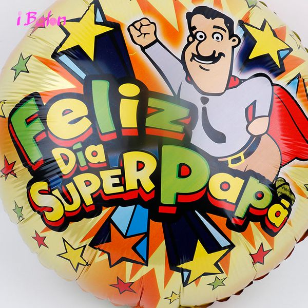 1pc feliz dia mama super papa helium globos 18inch spanish happy father mother's day foil balloons party decoration gift baloes
1pc feliz dia mama super papa helium globos 18inch spanish happy father mother's day foil balloons party decoration gift baloes