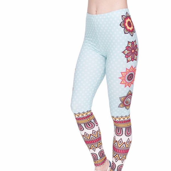 women legging mandala and white dots printing fashion bottoms slim high waist leggings fitness woman pants, Black
women legging mandala and white dots printing fashion bottoms slim high waist leggings fitness woman pants, Black