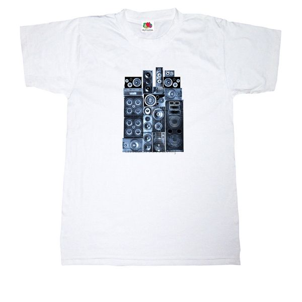 stereo sound speakers t-shirt 100% cotton hifi loud music dolby tee shirt 
stereo sound speakers t-shirt 100% cotton hifi loud music dolby tee shirt