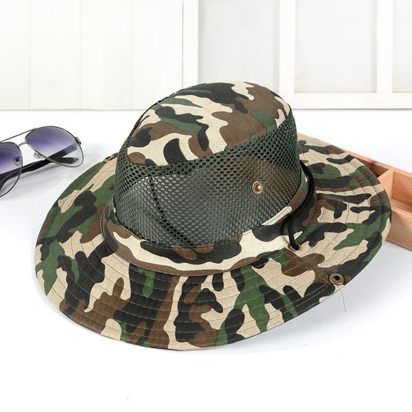 wide brim hats cowboy hat camouflage army male outdoor breathable mesh fisherman fishing travel pography folding, Blue;gray
wide brim hats cowboy hat camouflage army male outdoor breathable mesh fisherman fishing travel pography folding, Blue;gray
