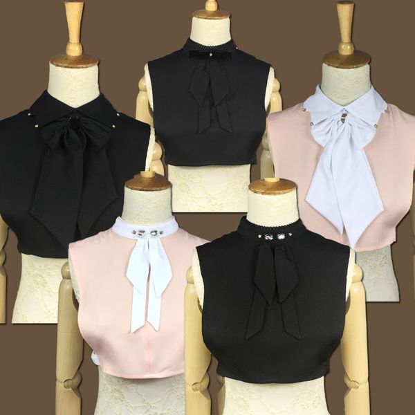 ladies bow collar stand nail drill wild shirt fake collar korea decoration, Blue;purple
ladies bow collar stand nail drill wild shirt fake collar korea decoration, Blue;purple