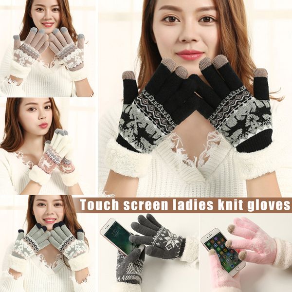 newly extra-warm fleece touchscreen gloves knitting thicken for women winter outdoor fif66, Blue;gray
newly extra-warm fleece touchscreen gloves knitting thicken for women winter outdoor fif66, Blue;gray