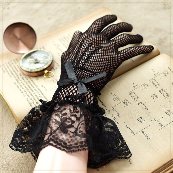 five fingers gloves gothic dark lolita lace guantes mujer goth women' mesh fishing nets steampunk gothique finger glove elegant luva, Blue;gray
five fingers gloves gothic dark lolita lace guantes mujer goth women' mesh fishing nets steampunk gothique finger glove elegant luva, Blue;gray