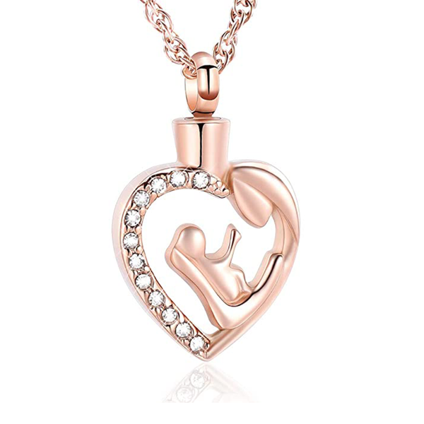 pendant necklaces cremation jewelry crystal heart urn for ashes keepsake memorial women baby in mom arms mothe, Silver
pendant necklaces cremation jewelry crystal heart urn for ashes keepsake memorial women baby in mom arms mothe, Silver