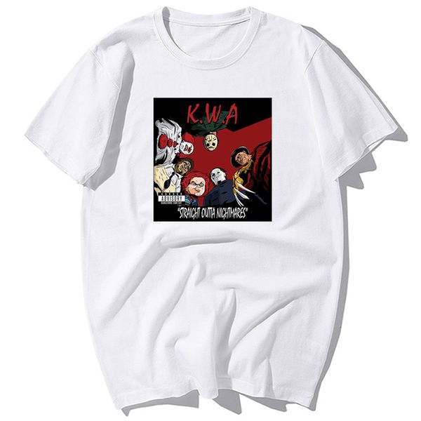 fashion horror movie outta nightmares k.w.a print t-shirts 2020 summer men's t-shirt casual cotton tshirt harajuku streetwear
fashion horror movie outta nightmares k.w.a print t-shirts 2020 summer men's t-shirt casual cotton tshirt harajuku streetwear