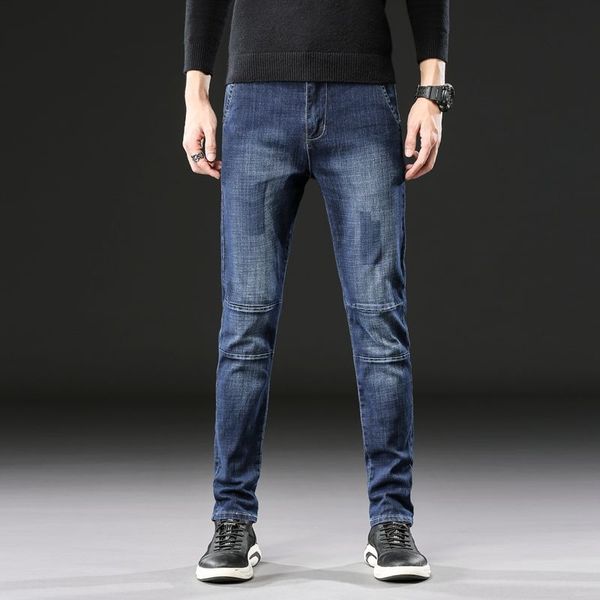 personalized stitching men's slim fit straight stretch white style youth fashion jeans and jeans denim trousers bar6g, Blue
personalized stitching men's slim fit straight stretch white style youth fashion jeans and jeans denim trousers bar6g, Blue