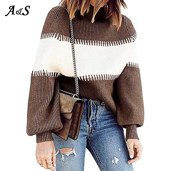 anbenser autumn knitted turtleneck sweater women winter thick long oversized sweaters female block color pullovers korean, White;black
anbenser autumn knitted turtleneck sweater women winter thick long oversized sweaters female block color pullovers korean, White;black