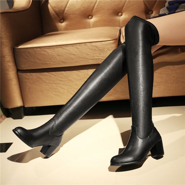 женские резиновые сапоги осень обувь круглый toe sexy бедра высокие каблуки высокие sexy кожа пинетки сапоги-женщины зимняя обувь, Black
женские резиновые сапоги осень обувь круглый toe sexy бедра высокие каблуки высокие sexy кожа пинетки сапоги-женщины зимняя обувь, Black