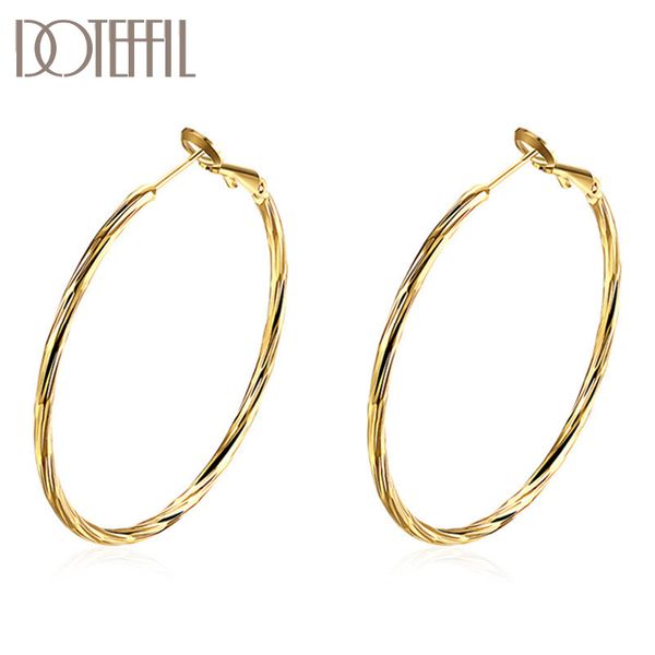 hoop & huggie doteffil 925 sterling silver/18k gold/rose gold big circle earrings charm women party gift fashion wedding jewelry, Golden;silver
hoop & huggie doteffil 925 sterling silver/18k gold/rose gold big circle earrings charm women party gift fashion wedding jewelry, Golden;silver