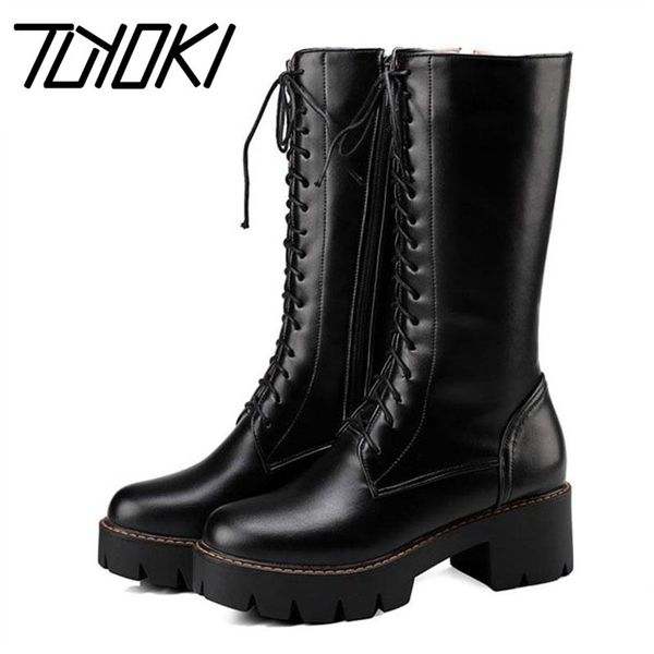 tuyoki women high heels boots winter lace up warm fur shoes woman platform mid calf boots zipper gladiator shoes size 34-43, Black
tuyoki women high heels boots winter lace up warm fur shoes woman platform mid calf boots zipper gladiator shoes size 34-43, Black