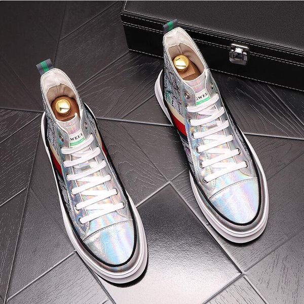 new fashion trend men high platform boots graffiti sneakers men casual shoes lace up moccasins men's casual sneakers d164, Black
new fashion trend men high platform boots graffiti sneakers men casual shoes lace up moccasins men's casual sneakers d164, Black