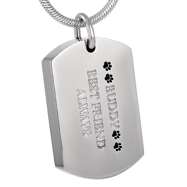 chains ijd8022 my friend dog stainless steel cremation keepsake necklace for ashes urn souvenir memorial pendant jewelry, Silver
chains ijd8022 my friend dog stainless steel cremation keepsake necklace for ashes urn souvenir memorial pendant jewelry, Silver