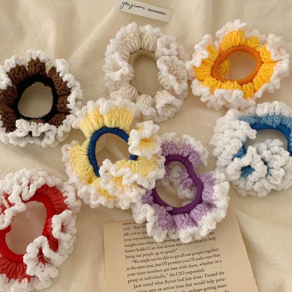 vintage handwork knitting women scrunchies knitting wool girls hair scrunchies fashion women hairbands hair accessories for women, Slivery;white
vintage handwork knitting women scrunchies knitting wool girls hair scrunchies fashion women hairbands hair accessories for women, Slivery;white