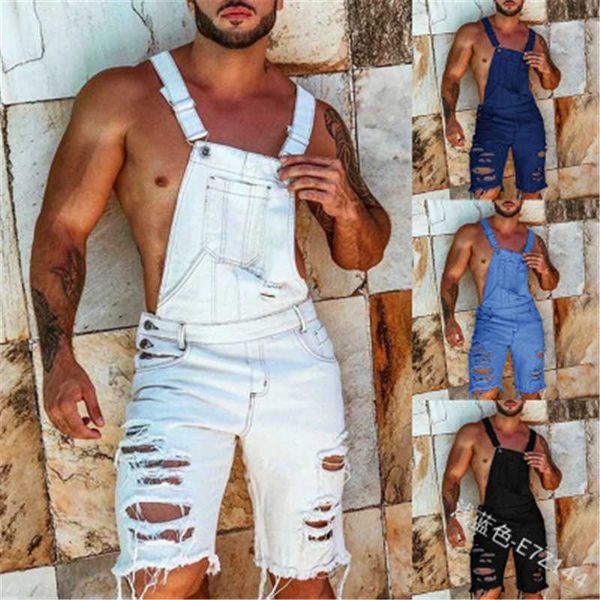 puimentiua 2020 fashion plus size summer men's overalls solid color ripped denim shorts slim fit overalls casual pants, Blue
puimentiua 2020 fashion plus size summer men's overalls solid color ripped denim shorts slim fit overalls casual pants, Blue