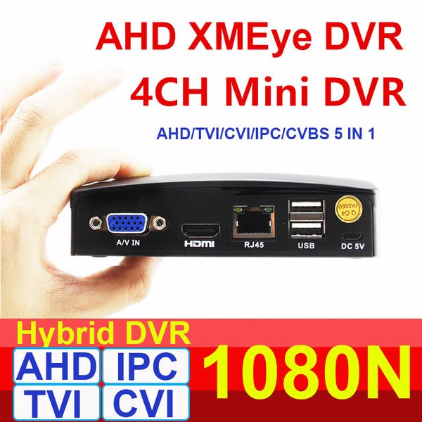 kits 1080p ahd-n super mini dvr 4channel cctv ahd hybrid nvr 4 in1 video recorder for ip cvi tvi analog cameras, Black;white
kits 1080p ahd-n super mini dvr 4channel cctv ahd hybrid nvr 4 in1 video recorder for ip cvi tvi analog cameras, Black;white