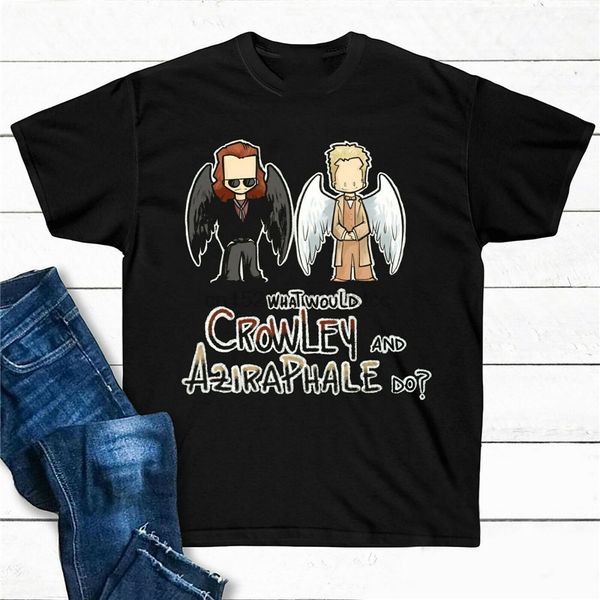 what would crowley and aziraphale do good omens t shirt black cotton men s-6xl 58th 30th 40th 50th birthday tee shirt
what would crowley and aziraphale do good omens t shirt black cotton men s-6xl 58th 30th 40th 50th birthday tee shirt