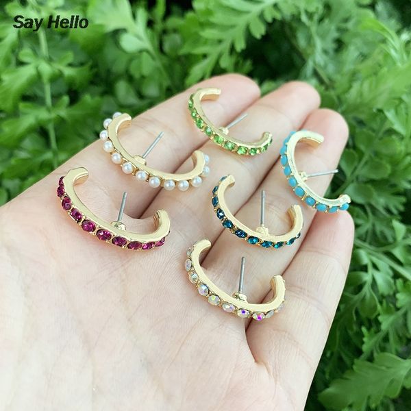 say hello trendy turquoises crystals inlaid beaded circle hoop earrings for women ba jewelry boucle d'oreille femme brinco k5960, Golden;silver
say hello trendy turquoises crystals inlaid beaded circle hoop earrings for women ba jewelry boucle d'oreille femme brinco k5960, Golden;silver