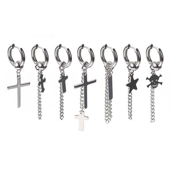 stud simple cross five-pointed skull bangtan boys earrings jewelry accessories for mens and womens earring kpop dna korean, Golden;silver
stud simple cross five-pointed skull bangtan boys earrings jewelry accessories for mens and womens earring kpop dna korean, Golden;silver