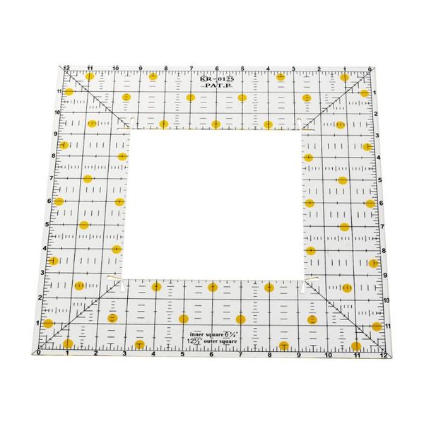 1pcs square patchwork ruler acrylic sewing quilting ruler templates tool square inch 2 style, Black
1pcs square patchwork ruler acrylic sewing quilting ruler templates tool square inch 2 style, Black