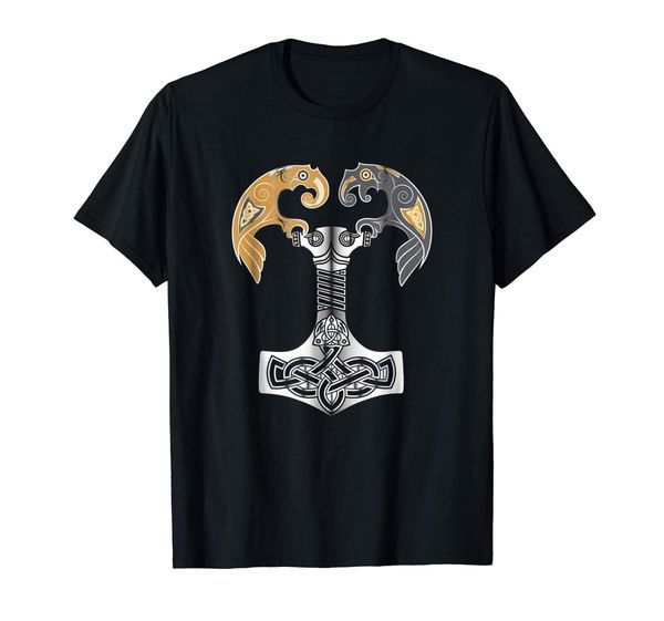 huginn and muninn shirt odin's ravens & thor hammer t-shirt men t shirt great quality funny man cotton
huginn and muninn shirt odin's ravens & thor hammer t-shirt men t shirt great quality funny man cotton