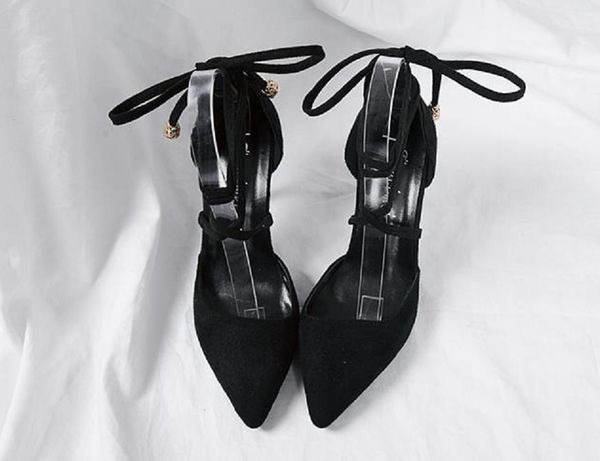2020 new pointed high heels female stiletto cross strap baotou sandals female student, Black
2020 new pointed high heels female stiletto cross strap baotou sandals female student, Black