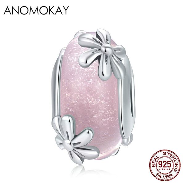 other anomokay genuine 925 sterling silver pink flower murano crystal charm fit bracelets & bangles s925 bead
other anomokay genuine 925 sterling silver pink flower murano crystal charm fit bracelets & bangles s925 bead
