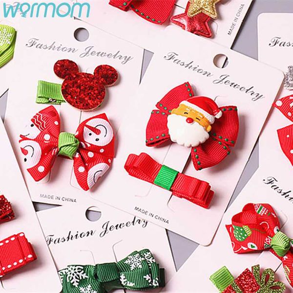 warmom 2/5pcs christmas theme hairpin cartoon santa claus/snowman/elk design children hair accessories maternal infant supply, Slivery;white
warmom 2/5pcs christmas theme hairpin cartoon santa claus/snowman/elk design children hair accessories maternal infant supply, Slivery;white