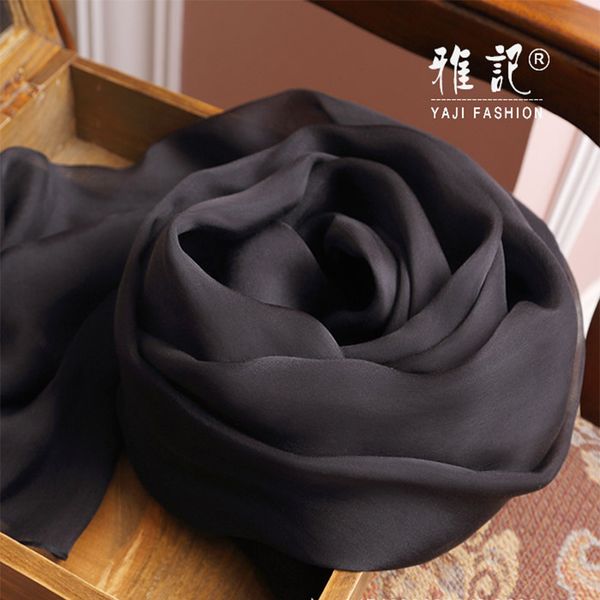 scarves pure real silk scarf ladies 100% women black solid color soft elegant female winter spring summer, Blue;gray
scarves pure real silk scarf ladies 100% women black solid color soft elegant female winter spring summer, Blue;gray