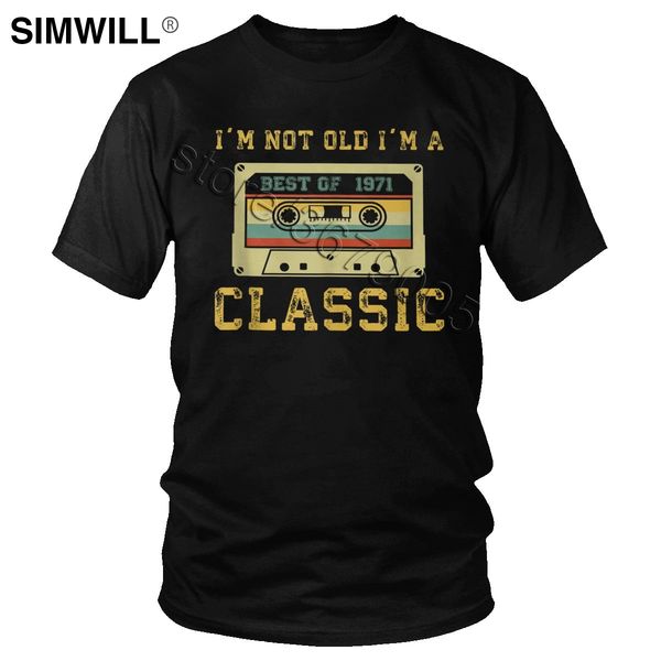 vintage cassette i'm not old i'm a classic 1971 t shirt for men cotton awesome t-shirt short sleeves 49th birthday gift tee
vintage cassette i'm not old i'm a classic 1971 t shirt for men cotton awesome t-shirt short sleeves 49th birthday gift tee