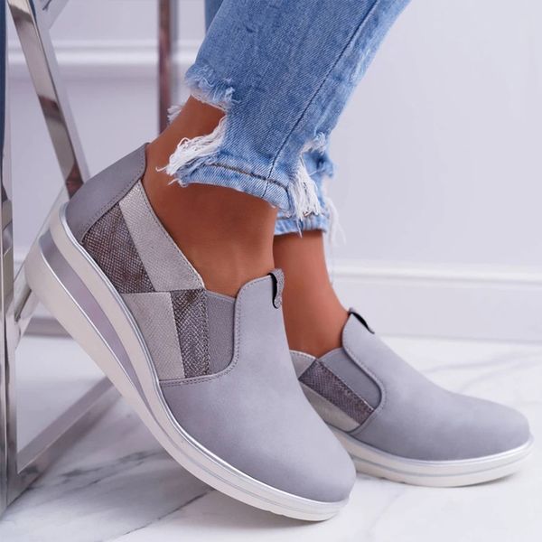 women's vulcanized shoes 2020 autumn ladies increased shoes slipon women designer sneakers women platform zapatos de mujer, Black
women's vulcanized shoes 2020 autumn ladies increased shoes slipon women designer sneakers women platform zapatos de mujer, Black