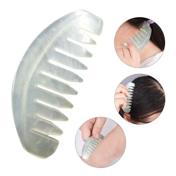 1pc traditional chinese nature jade comb massage spa acupuncture head therapy trigger point treatment on head, Silver
1pc traditional chinese nature jade comb massage spa acupuncture head therapy trigger point treatment on head, Silver