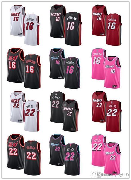 mens womens youth miami heat 16 james johnson 22 jimmy butler red black white blue pink custom basketball jerseys, Black;red
mens womens youth miami heat 16 james johnson 22 jimmy butler red black white blue pink custom basketball jerseys, Black;red