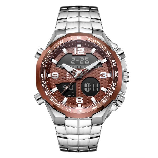 Mayforest Men Dual Display Wristwatch Digital Watch Sport Quartz Watches Top Brand Luxury Stainless Steel Watch Caseback Relogio
Mayforest Men Dual Display Wristwatch Digital Watch Sport Quartz Watches Top Brand Luxury Stainless Steel Watch Caseback Relogio