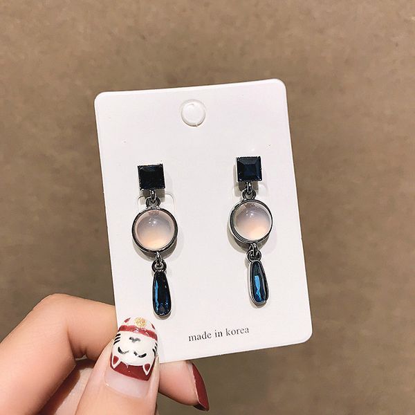 dangle & chandelier simple indifferent wind korea modi blue high sense french drop earrings for women fashion jewelry accessories, Silver
dangle & chandelier simple indifferent wind korea modi blue high sense french drop earrings for women fashion jewelry accessories, Silver