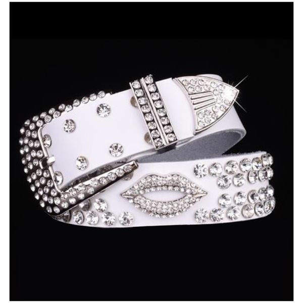 western lips design rhinestone leather women belt fashion jeans causal pants women belt, Black;brown
western lips design rhinestone leather women belt fashion jeans causal pants women belt, Black;brown